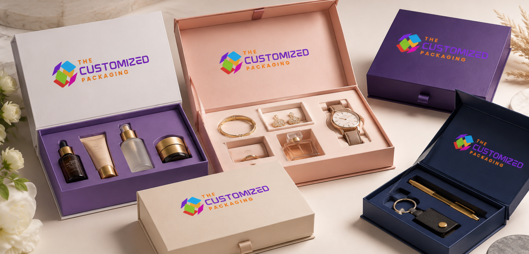 Foldable Luxury Boxes for Jewelry and Watches